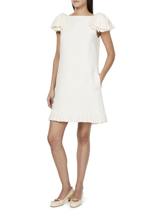 VALENTINO GARAVANI Mini robe couture en crêpe