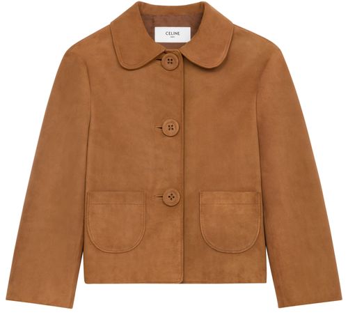 CELINE Veste suède