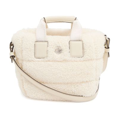 Moncler Micro Caradoc Crossbody Bag In Off-white