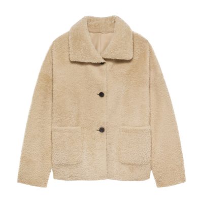 Arma Isabella Reversible Shearling Coat In Neutral