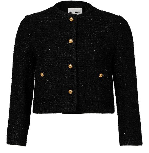 MIU MIU Straight tweed jacket