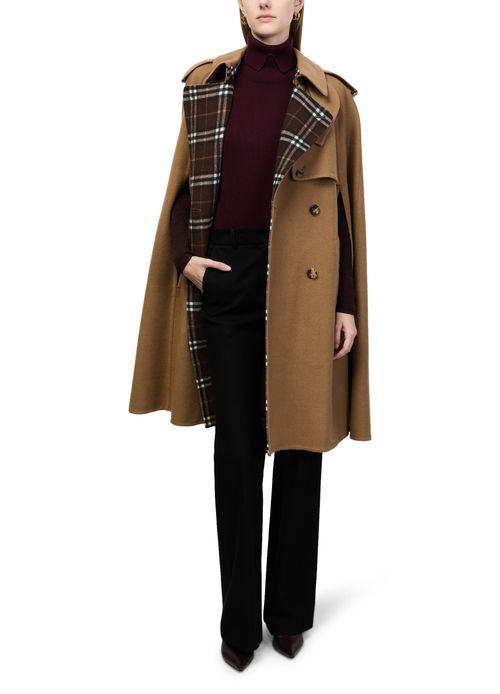 BURBERRY Wool Belmont Trench Cape