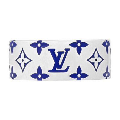 Louis Vuitton Lv Mosaic Ring In Blue
