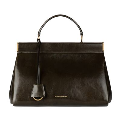 Victoria Beckham Sloane Frame Bag In Brown