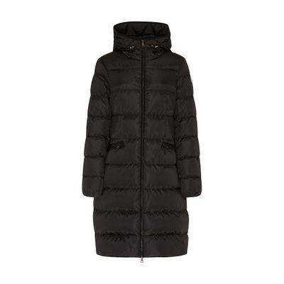 Moncler Bondree Quilted Shell Coat In Black