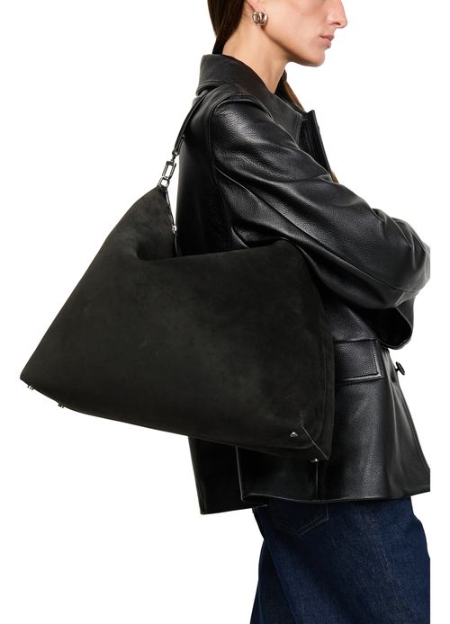 TOTEME Scoop suede tote bag