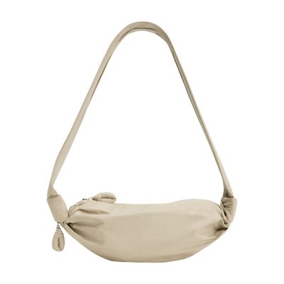 Lemaire Small Croissant Soft Bag In Gray