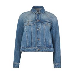 Women's Trapeze denim jacket | LOEWE | 24S