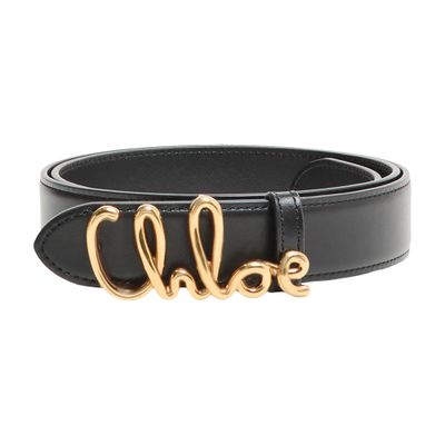 Chloé Iconic Small Belt In Black