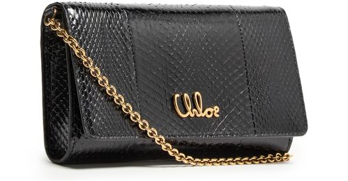 CHLOE Chloé Iconic clutch bag with chain