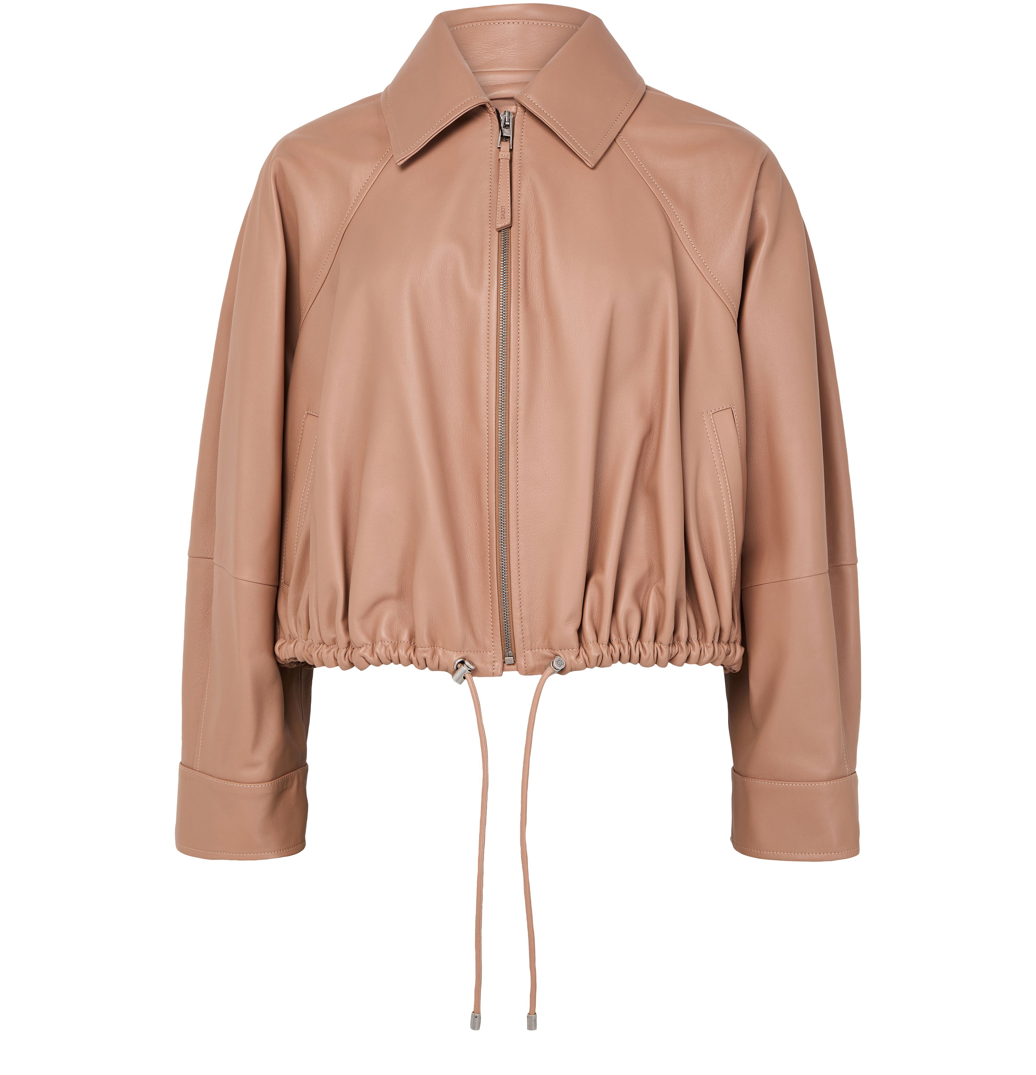 Balloon jacket in nappa leather