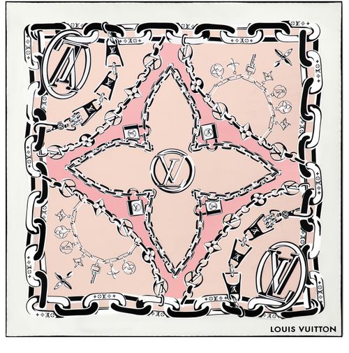 LOUIS VUITTON Bejewelled Square 70