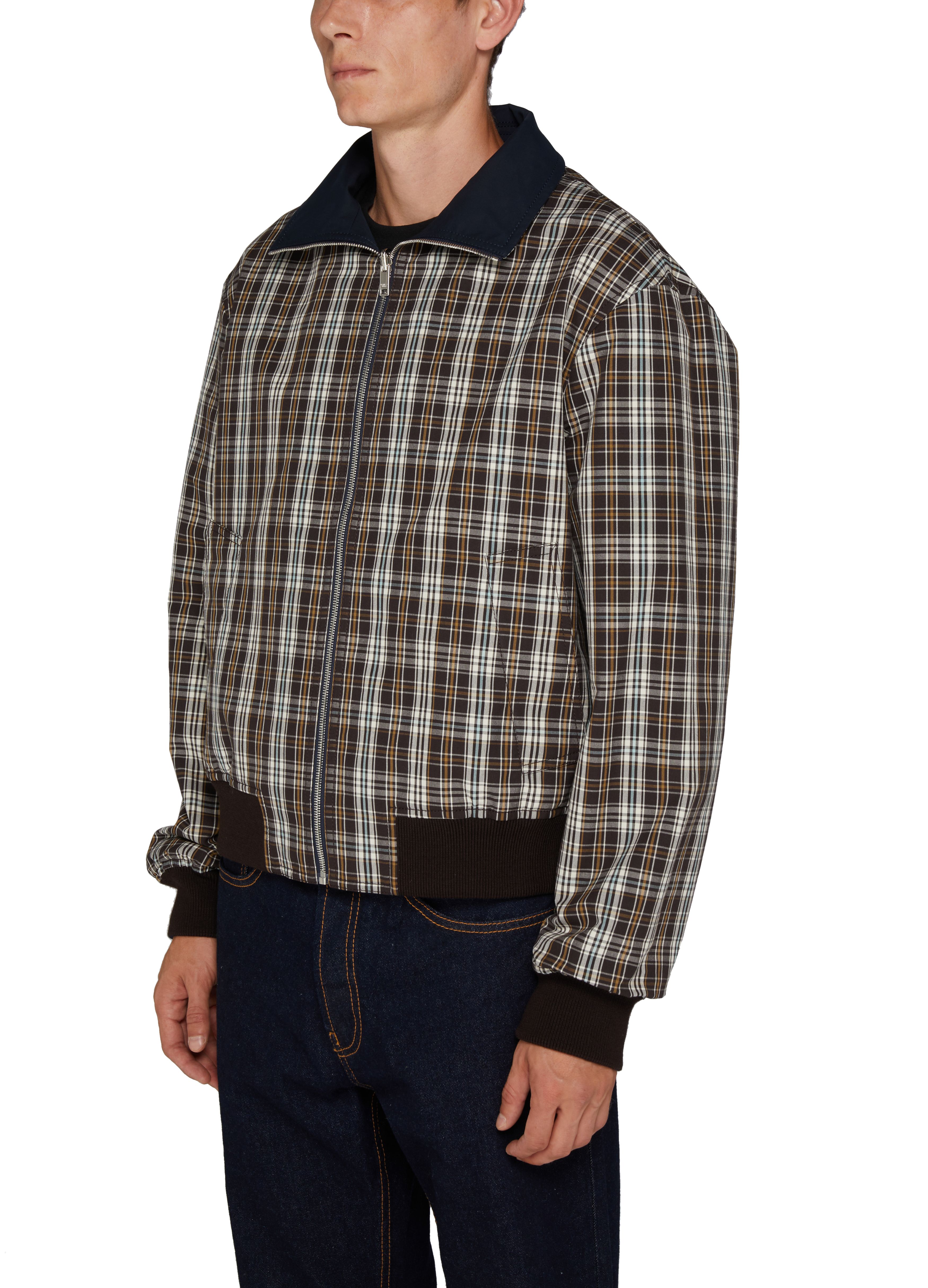 Oversized fit cotton twill coat thumbnail 6