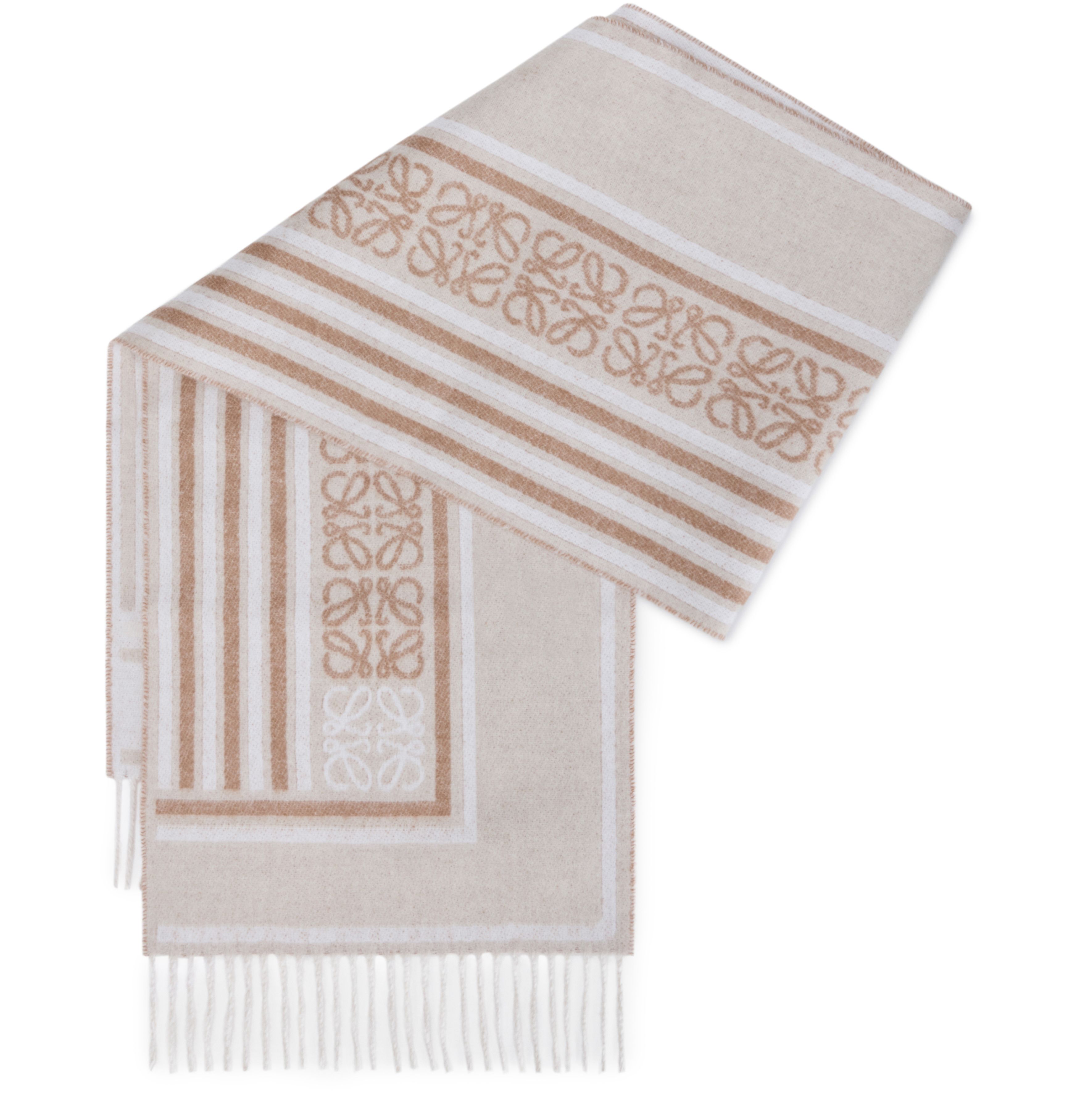 Wool and cashmere scarf