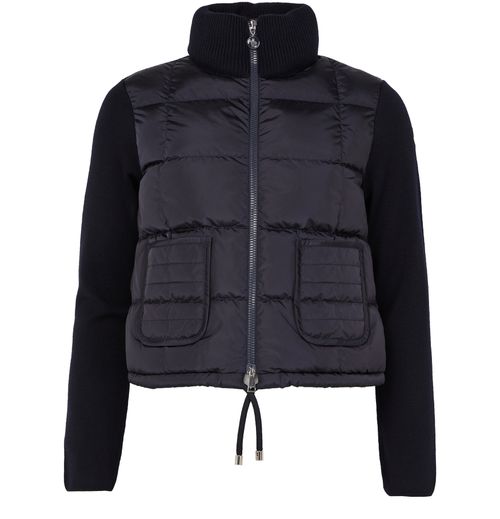 MONCLER Bi-material jacket