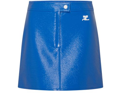 COURREGES Mini-jupe en vinyle Réédition