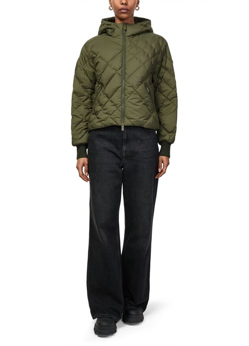BURBERRY Check-stitch Nylon Delley Puffer Jacket