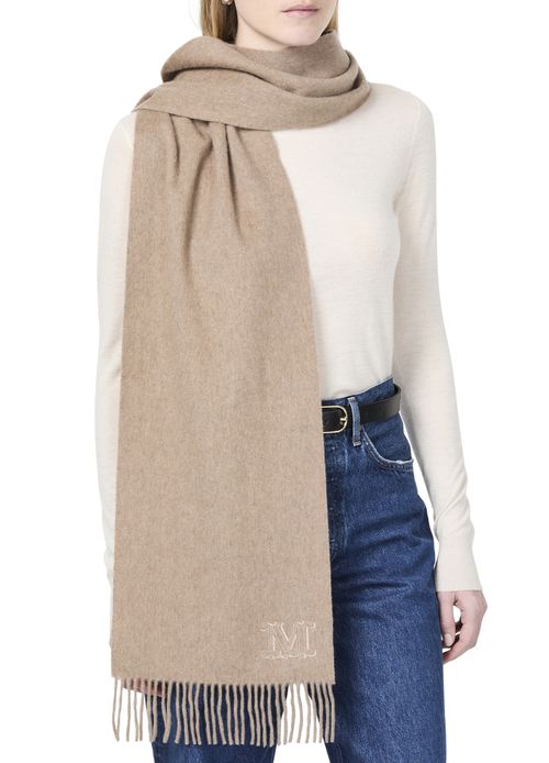 MAX MARA Wsdalia logo scarf