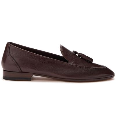 The Row Caden Loafers In Brown