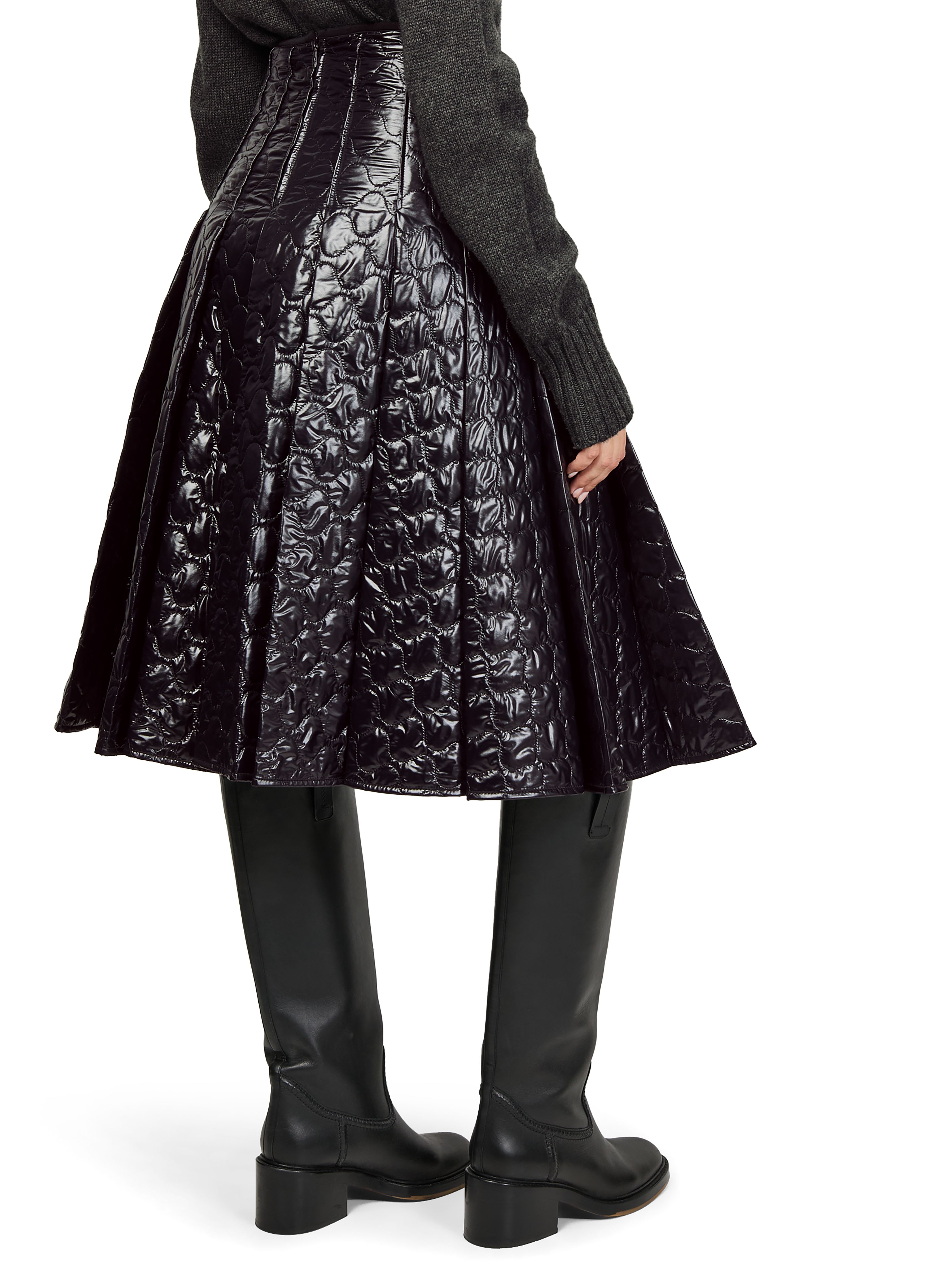 Pleated midi skirt thumbnail 5