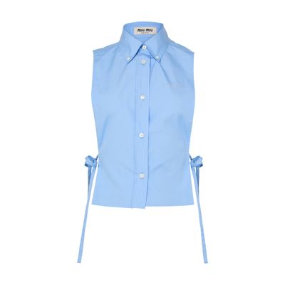 Women's Cotton shirt | MIU MIU | 24S