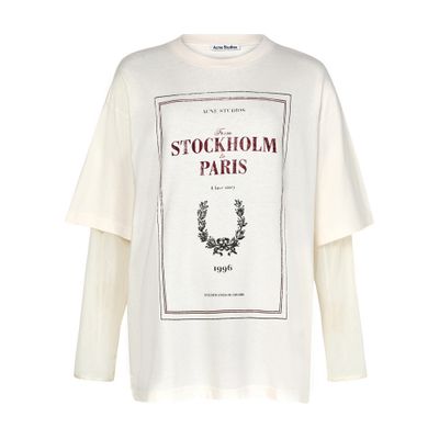 Acne Studios Logo T-shirt In White