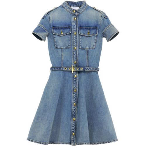 MCQUEEN Minikleid aus Denim