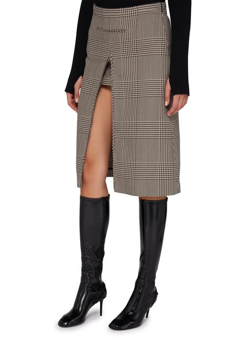 COURREGES Oblique strap 75 boots