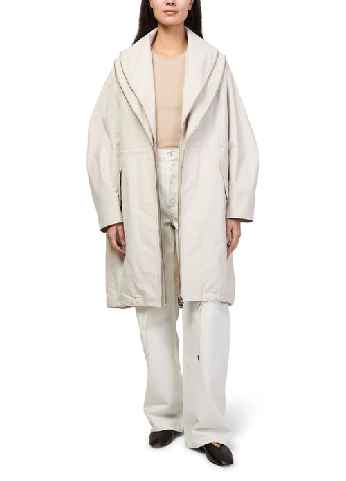 GIVENCHY Baumwollparka mit Reißverschluss und Schalkragen