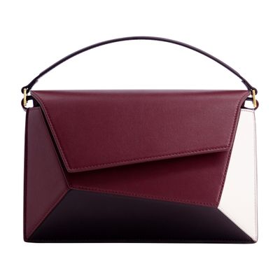 Mlouye Naomi Shoulder Bag In Burgundy