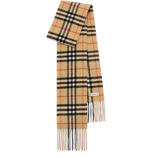 BURBERRY Écharpe fine en cachemire Check