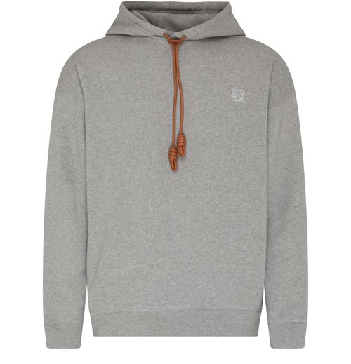 LOEWE Casual round-neck hooded cotton sweatshirt