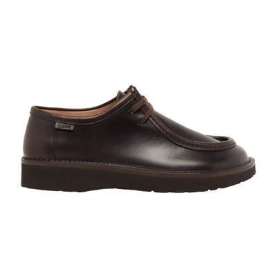 Loewe Faro Leather Loafers In Brown