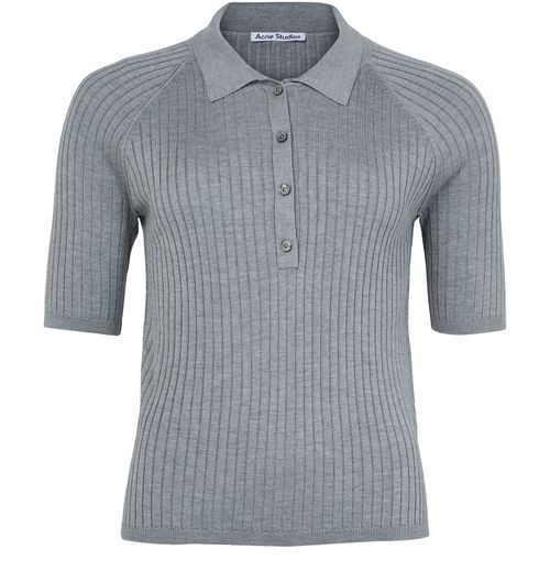 ACNE STUDIOS Knitted polo shirt
