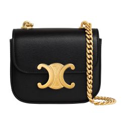 SHOULDER BAG CLAUDE in shiny calfskin