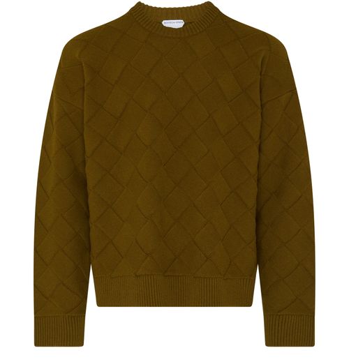 BOTTEGA VENETA Intreccio patterned wool sweater