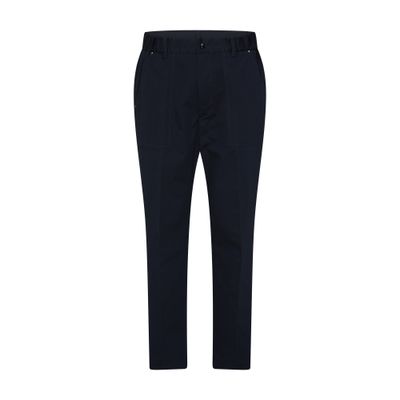 Moncler Straight Pants In Navy