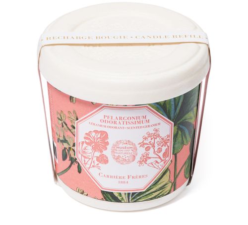 CARRIERE FRERES Candle refill Pelargonium Odoratissimum - Scented Geranium - 185g