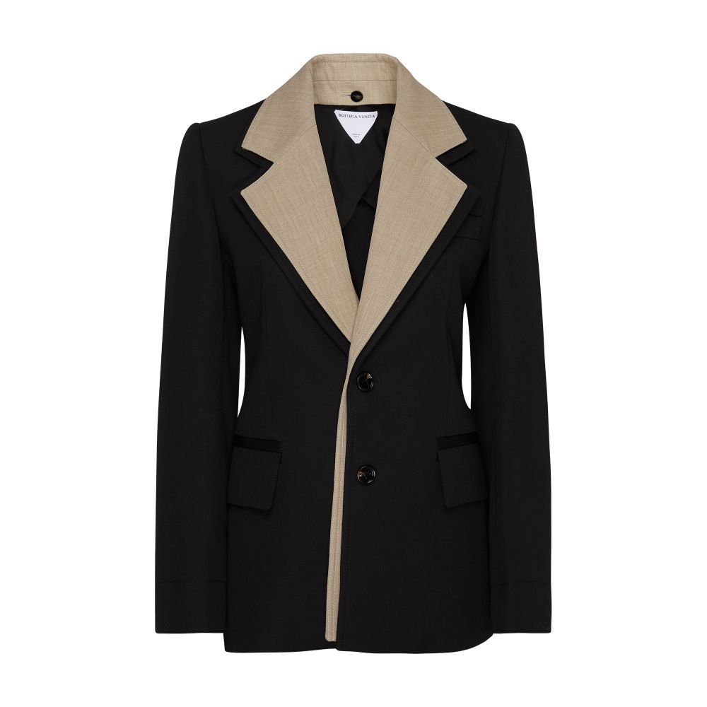 Slim-fit wool suit jacket thumbnail 6