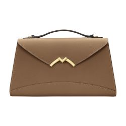 Moynat Gabrielle Clutch in Brown