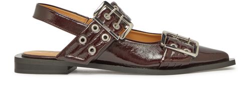 GANNI Buckle ballerinas