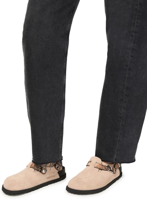 BIRKENSTOCK 1774 Tokio Cazador snake leather mules