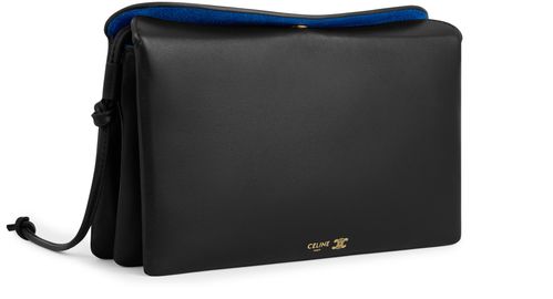 CELINE Trio flap in smooth lambskin