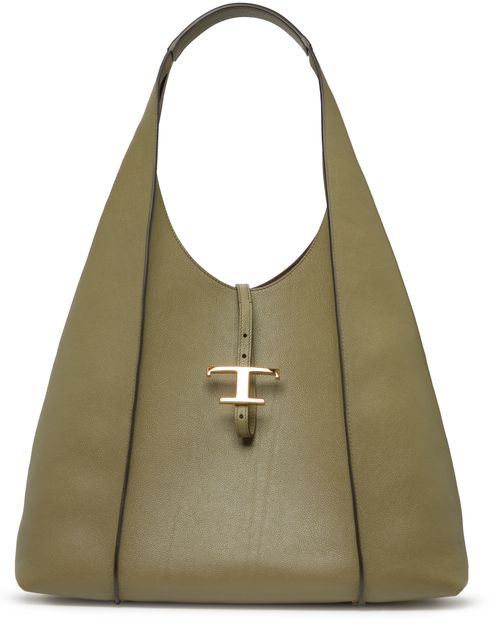 TOD'S old タイムレス ホーボー レザーバッグ