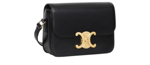 CELINE Sac Triomphe modèle Teen veau satiné