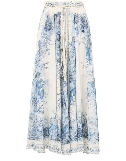 ZIMMERMANN Wanderlust long flared skirt