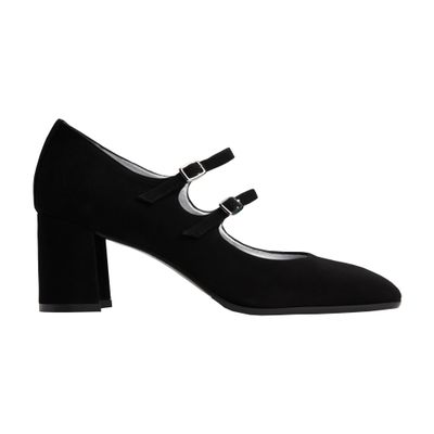 Carel Alice Mary Janes Pumps In Chev Vel Noir