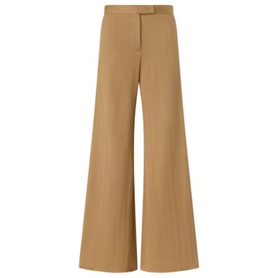 Max Mara Wide Pants In Brown
