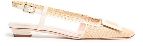 ROGER VIVIER Belle Vivier braided slingbacks
