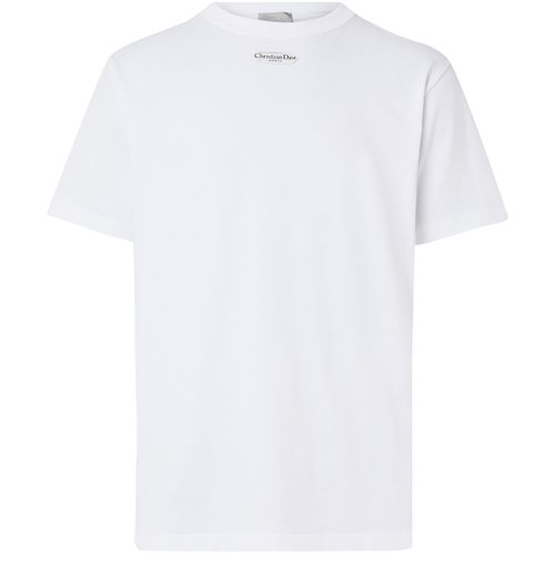 DIOR T-Shirt mit Christian Dior Paris Label, Relaxed Fit
